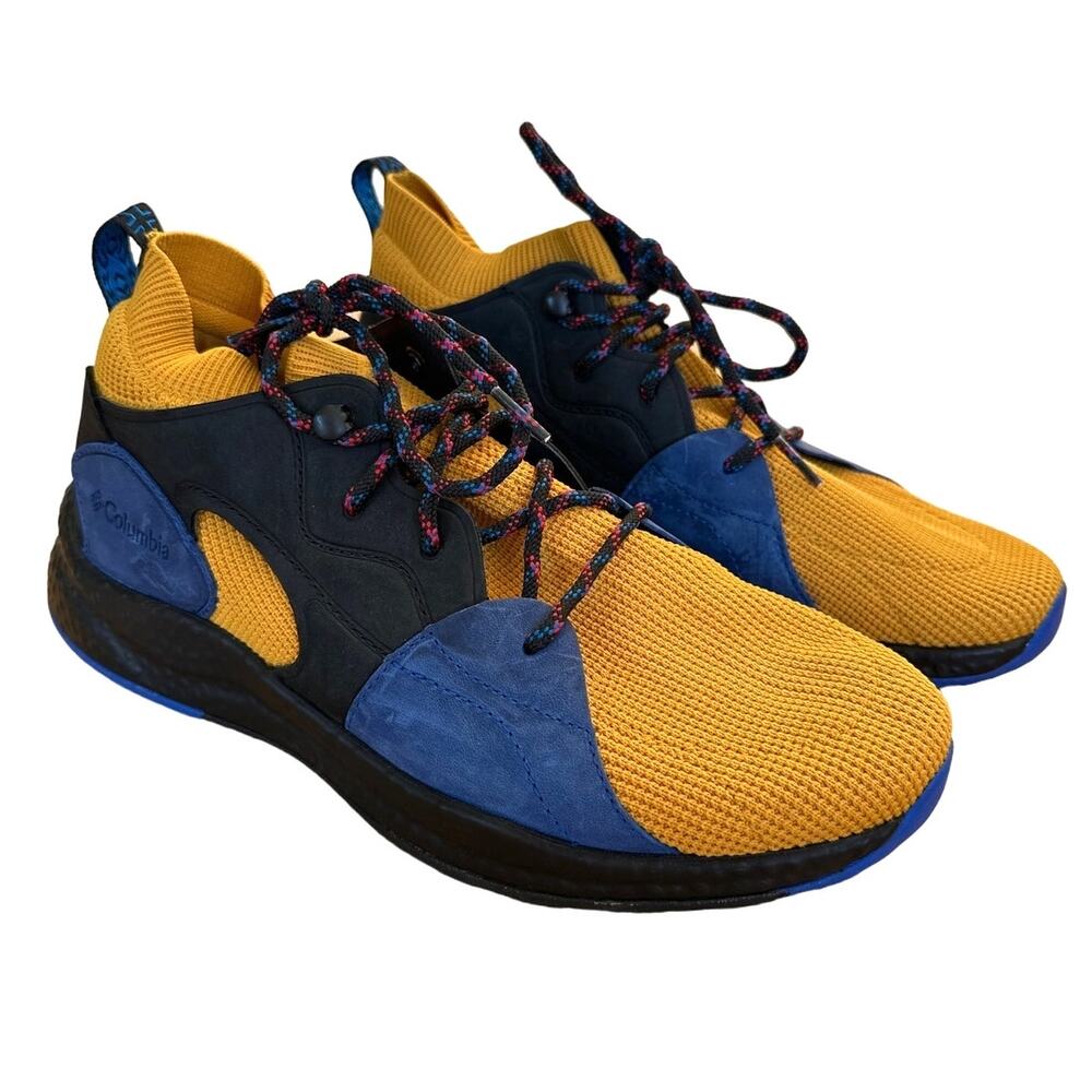 Columbia - Men's SH/FT Out Dry Mid Shoe in Blue Yellow & Black
